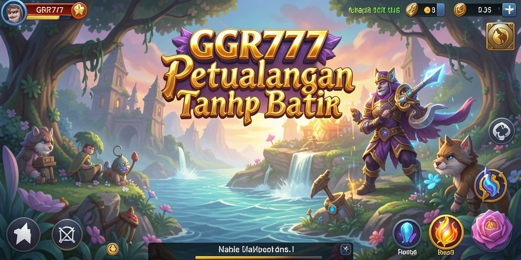 Tampilan gameplay menarik dari GGR777 dengan aksi ARPG yang seru.