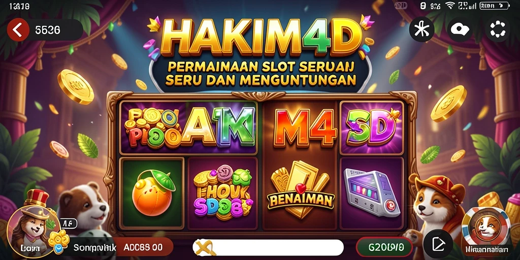 Tampilan menarik dari gameplay HAKIM4D yang penuh dengan keseruan.