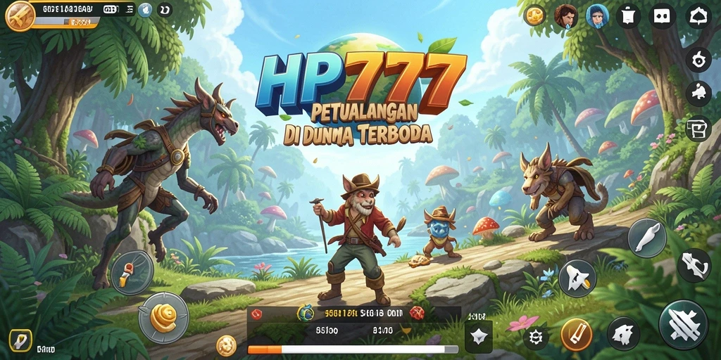 Gameplay HP777 menampilkan petualangan di dunia terbuka yang menarik.