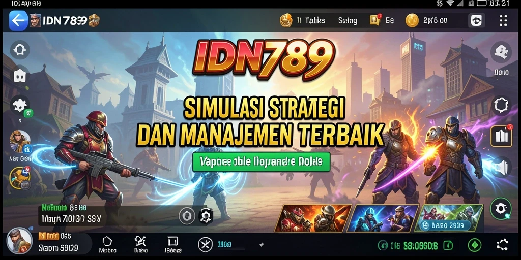 Tampilan menarik dari gameplay simulasi IDN789 yang mendebarkan.