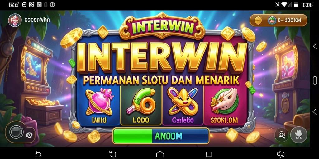 Tangkapan layar gameplay INTERWIN yang menarik dan penuh aksi.
