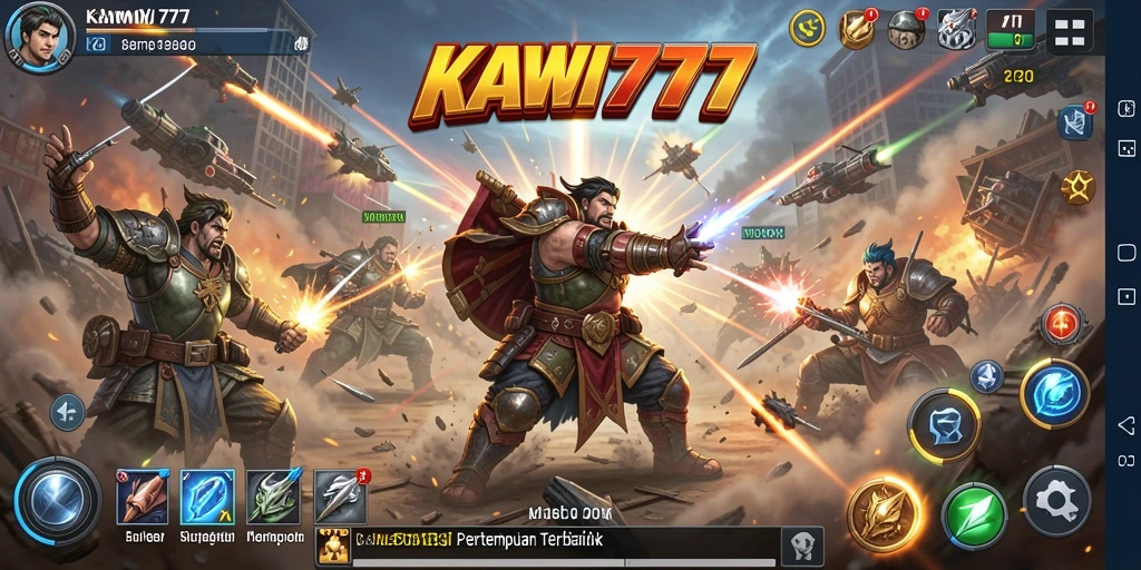 Tampilan gameplay seru yang penuh strategi di KAWI777.