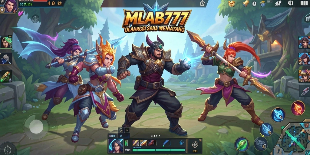Tangkapan layar gameplay MLBB777 yang menampilkan aksi olahraga yang seru.