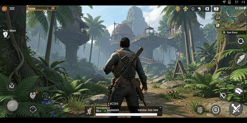 Screenshot utama OCE69 menunjukkan gameplay yang menarik dan interaktif.