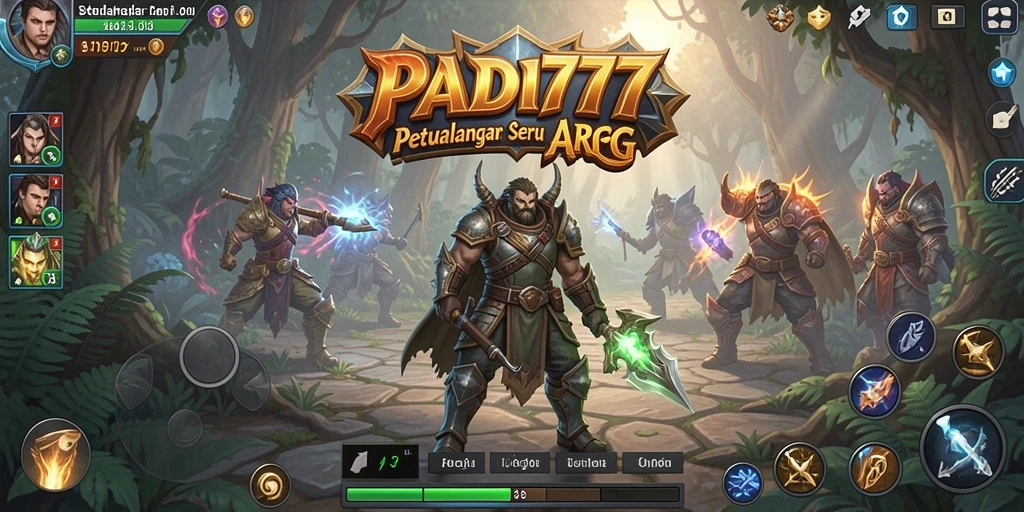 Screenshot gameplay PADI777 yang menampilkan pertarungan epik dalam dunia ARPG.