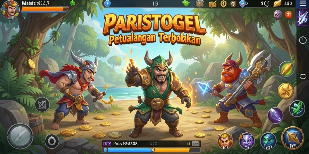 Tangkapan layar gameplay PARISTOGEL menampilkan dunia Open World yang kaya dan interaktif.