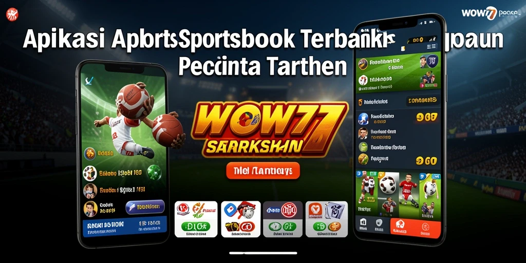 Screenshot gameplay WOW77 menampilkan berbagai pilihan taruhan olahraga.
