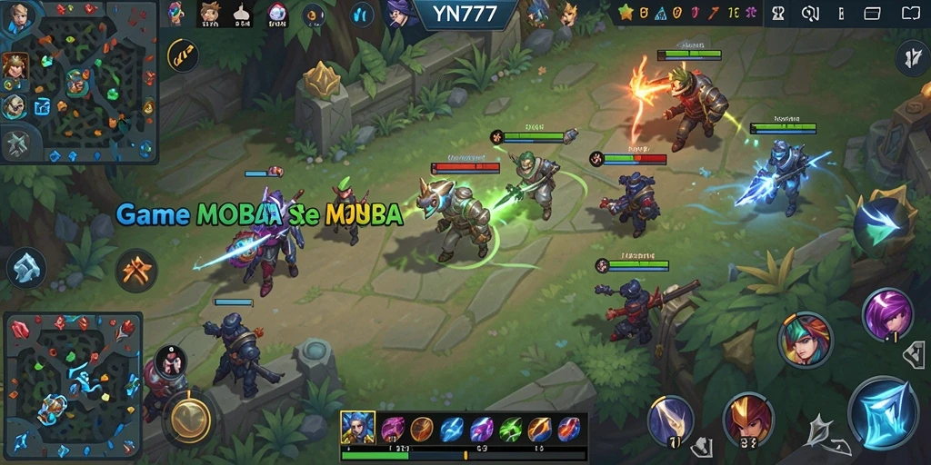 Tampilan gameplay seru dari YN777 yang menegangkan.